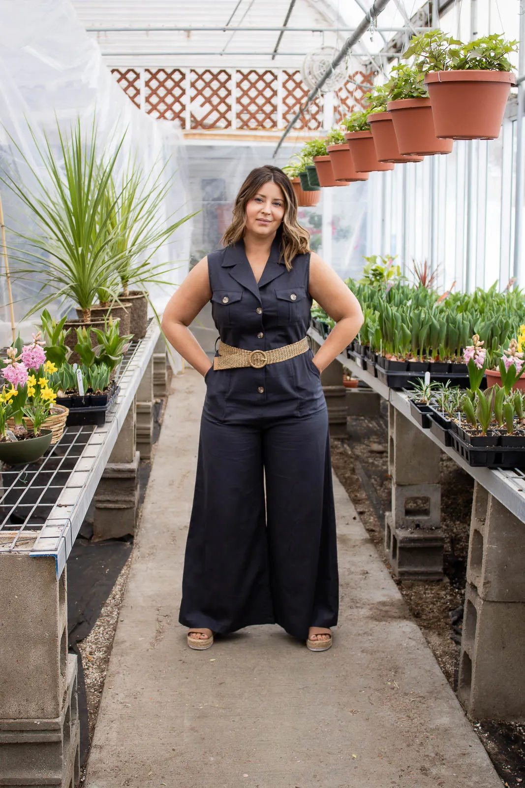 Judith Belted Jumpsuit