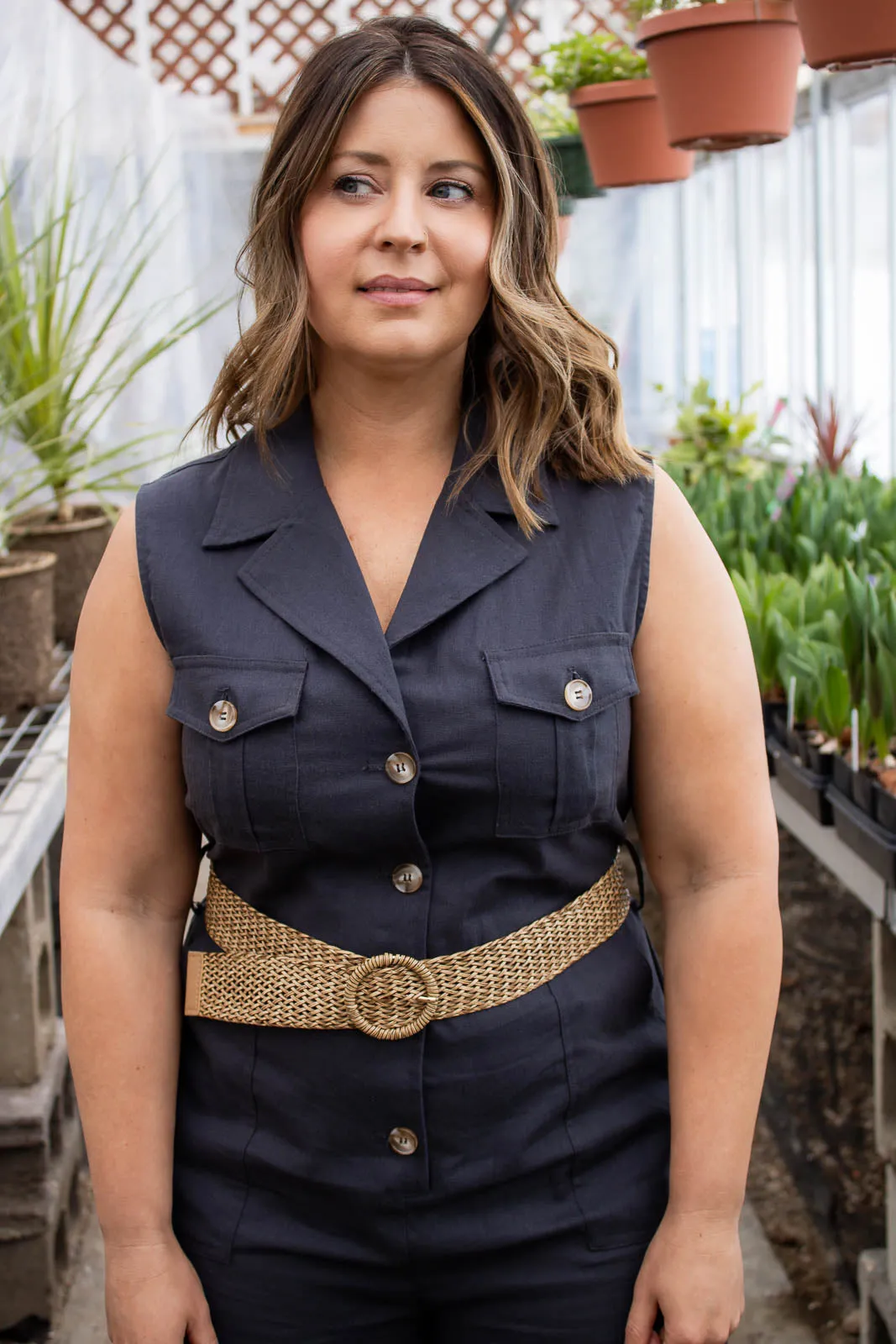 Judith Belted Jumpsuit