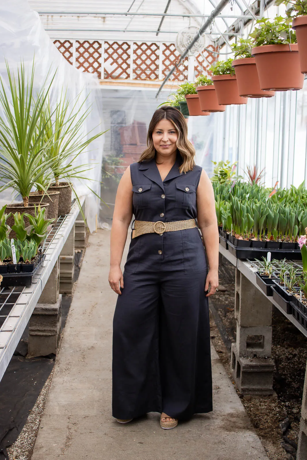 Judith Belted Jumpsuit