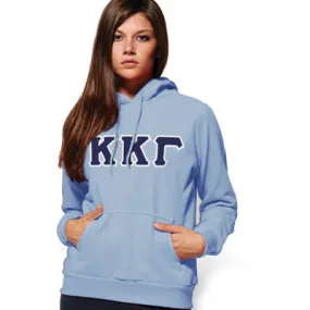 Kappa Kappa Gamma Hooded Sweatshirt - G185 - TWILL
