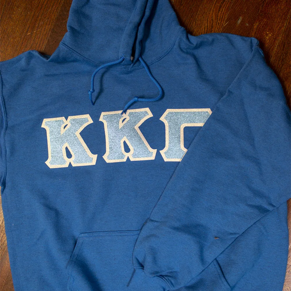 Kappa Kappa Gamma Hooded Sweatshirt - G185 - TWILL