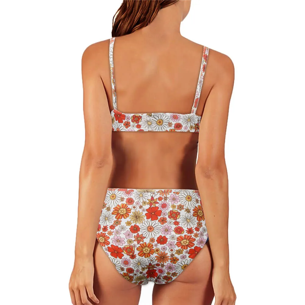 Karen Sirko Floral Swimwear Daisy Jones & The Six Bikini