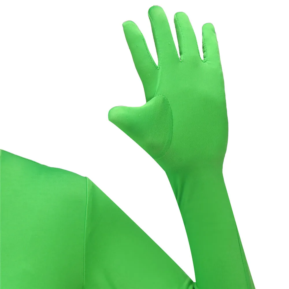 Kids Alien Cosplay Costume Green Bodysuit Halloween Outfits