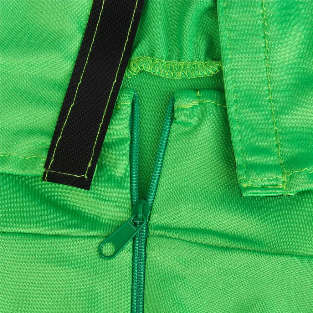 Kids Alien Cosplay Costume Green Bodysuit Halloween Outfits
