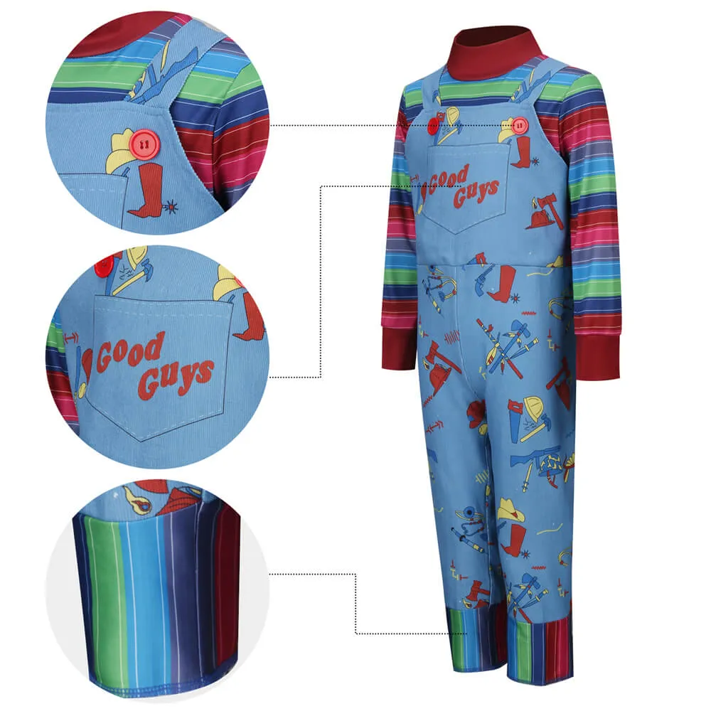 Kids Child's Play Chucky Cosplay Costume