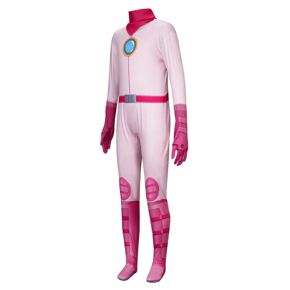 Kids Princess Peach Pink Jumpsuit The Super Mario Bros. Movie
