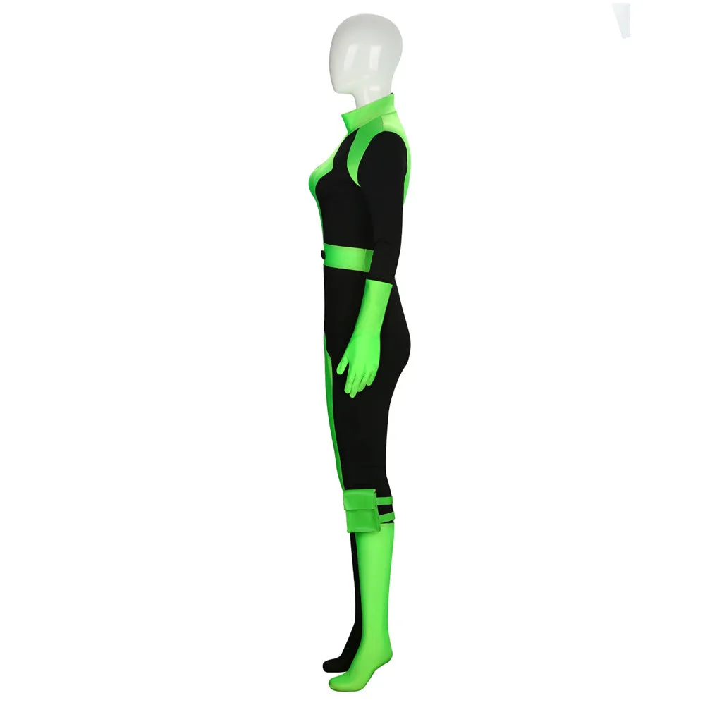 Kim Possible Shego Green Cosplay Costume (Ready to Ship)