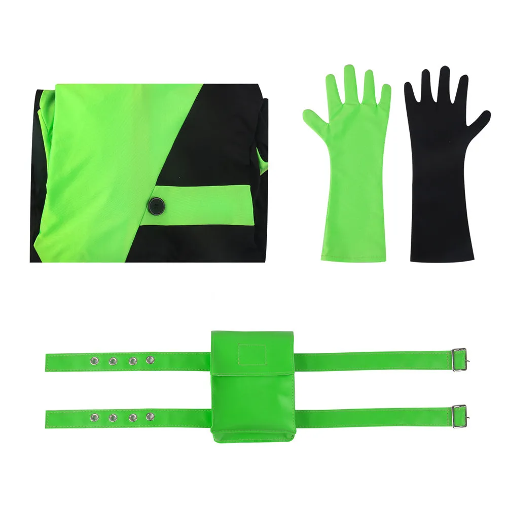 Kim Possible Shego Green Cosplay Costume (Ready to Ship)