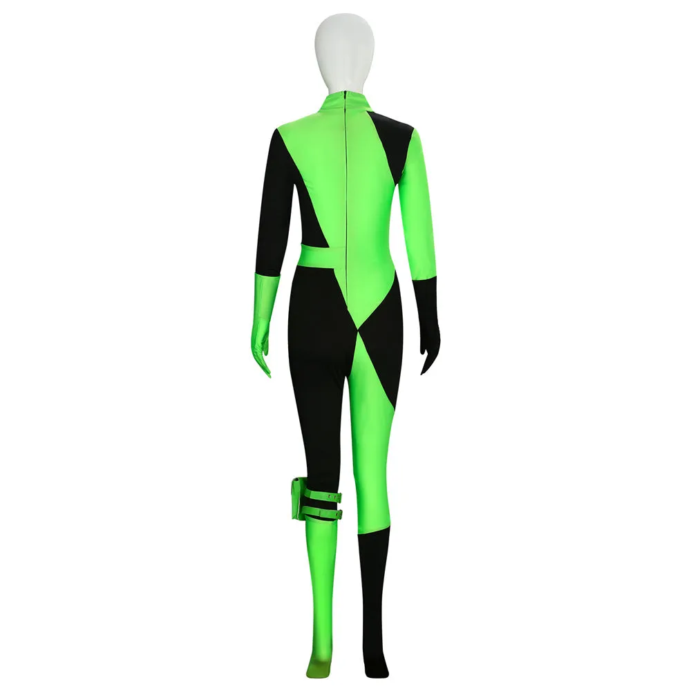 Kim Possible Shego Green Cosplay Costume (Ready to Ship)