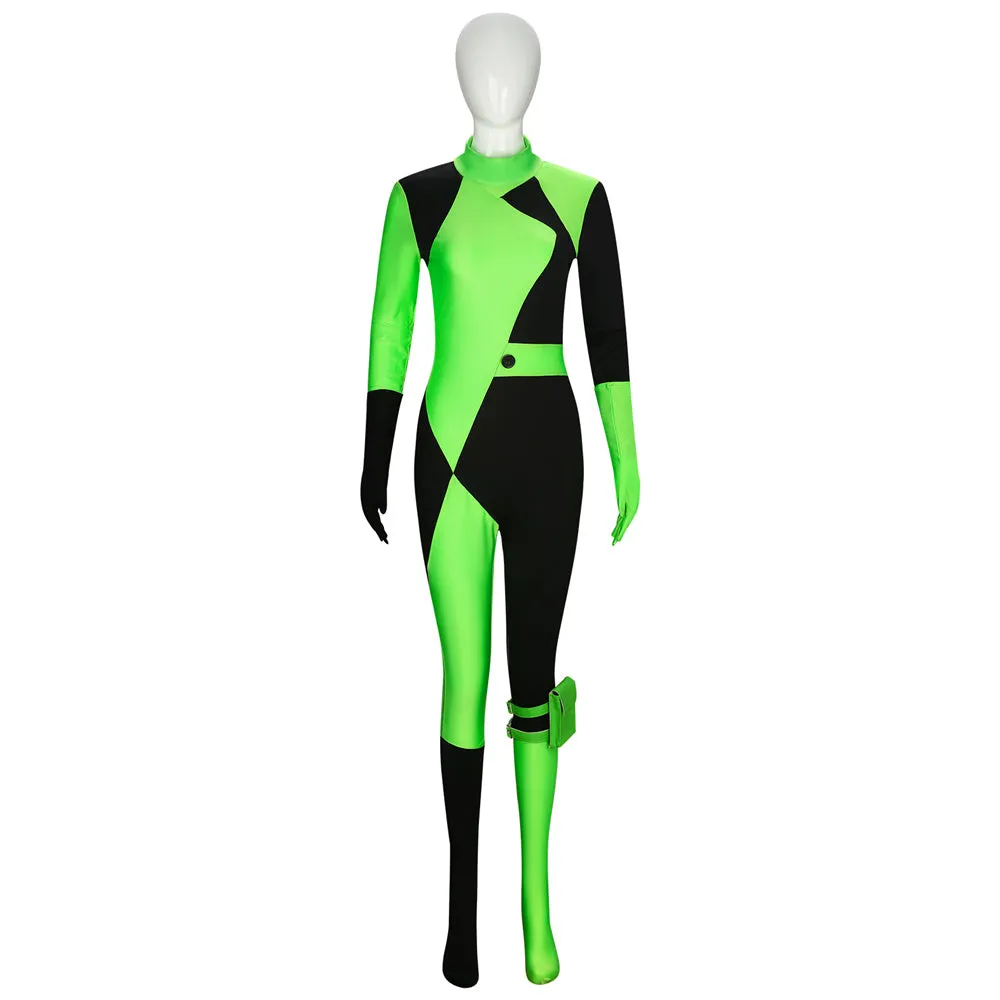 Kim Possible Shego Green Cosplay Costume (Ready to Ship)