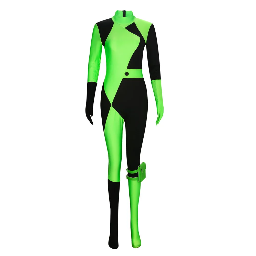 Kim Possible Shego Green Cosplay Costume (Ready to Ship)