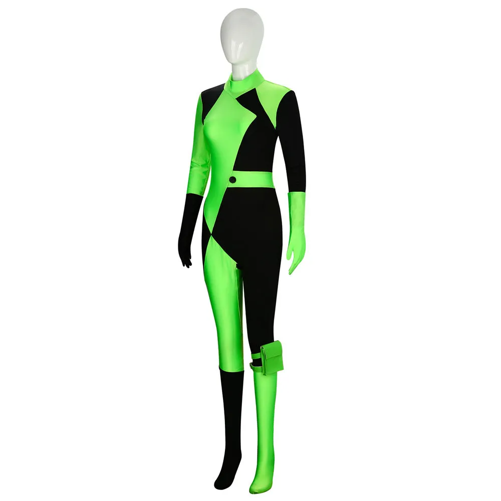 Kim Possible Shego Green Cosplay Costume (Ready to Ship)