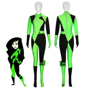 Kim Possible Shego Green Cosplay Costume (Ready to Ship)