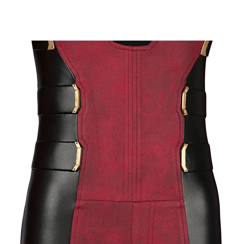 Lady Deadpool Cosplay Costume Deadpool 3 Wanda Wilson Red Suit Halloween Outfit