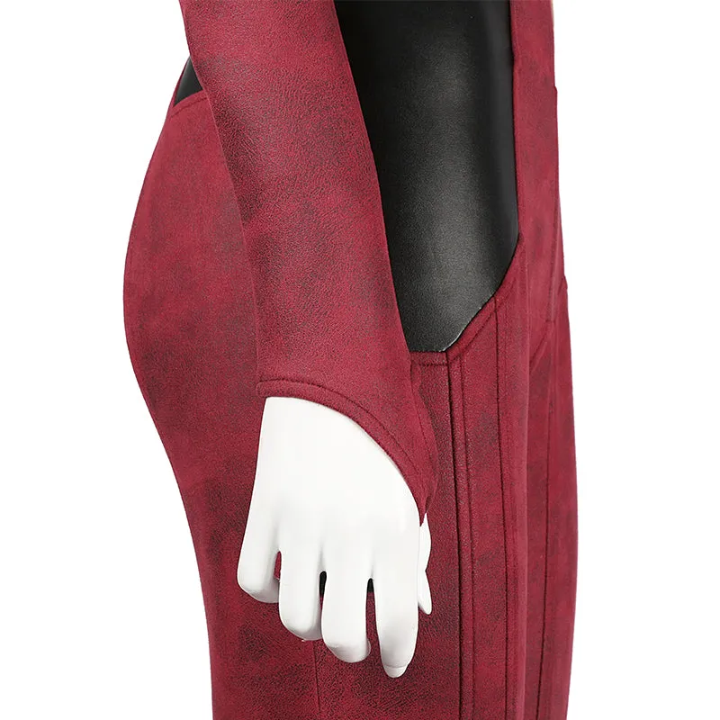 Lady Deadpool Cosplay Costume Deadpool 3 Wanda Wilson Red Suit Halloween Outfit