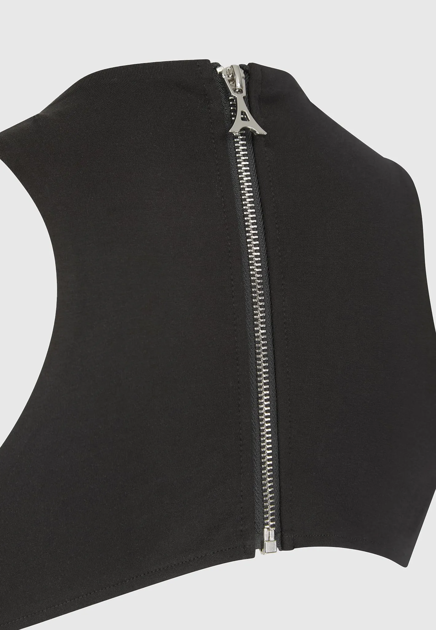 Leather Corset Lace Up Jumpsuit - Black