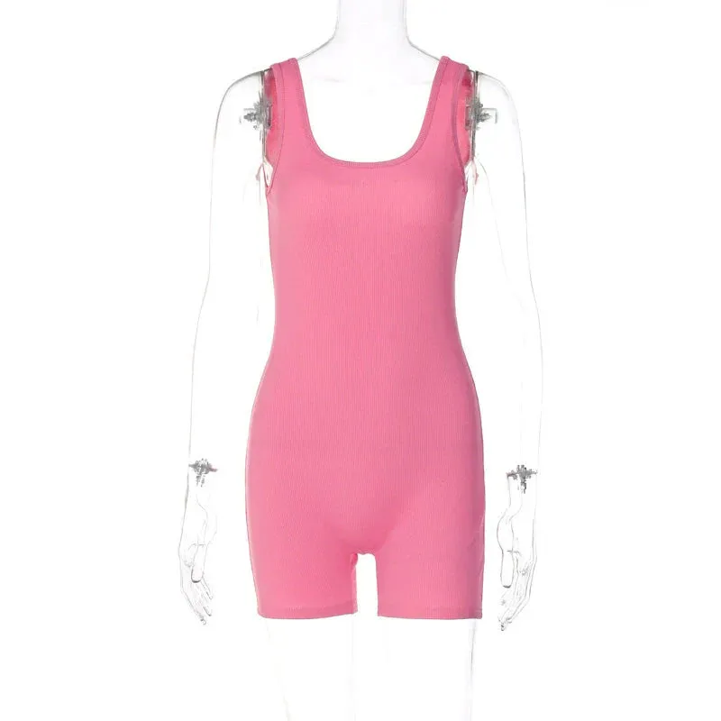 Legaci U-Neck Backless Jumpsuit