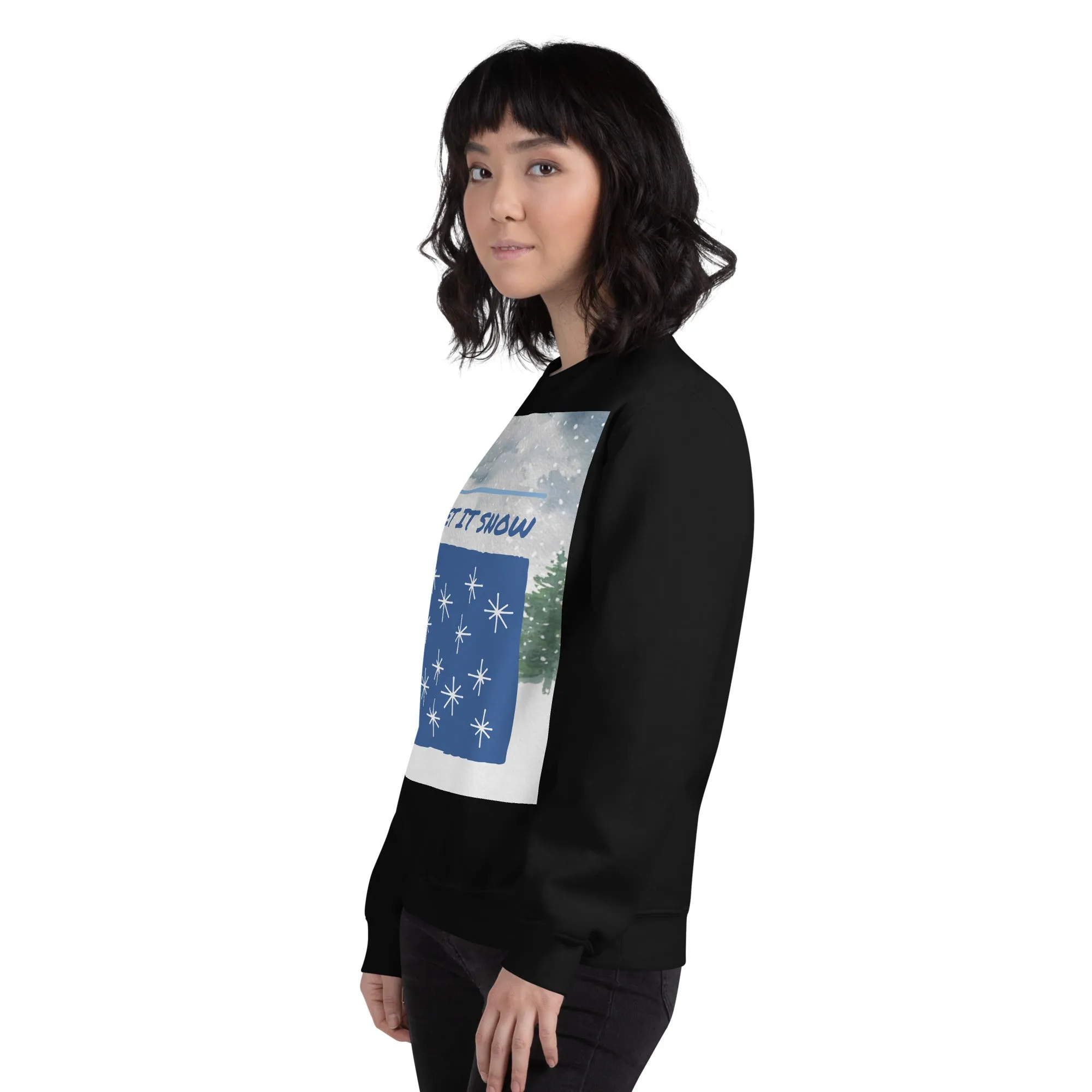 Let It Snow Christmas Sweatshirt (Glamourange Christmas Sweatshirt Womens)