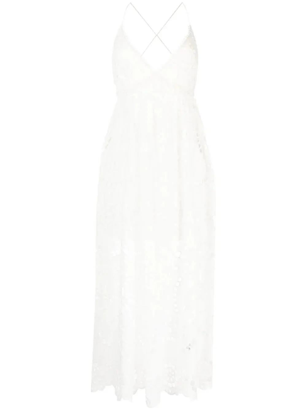 Lexi embroidered slip dress