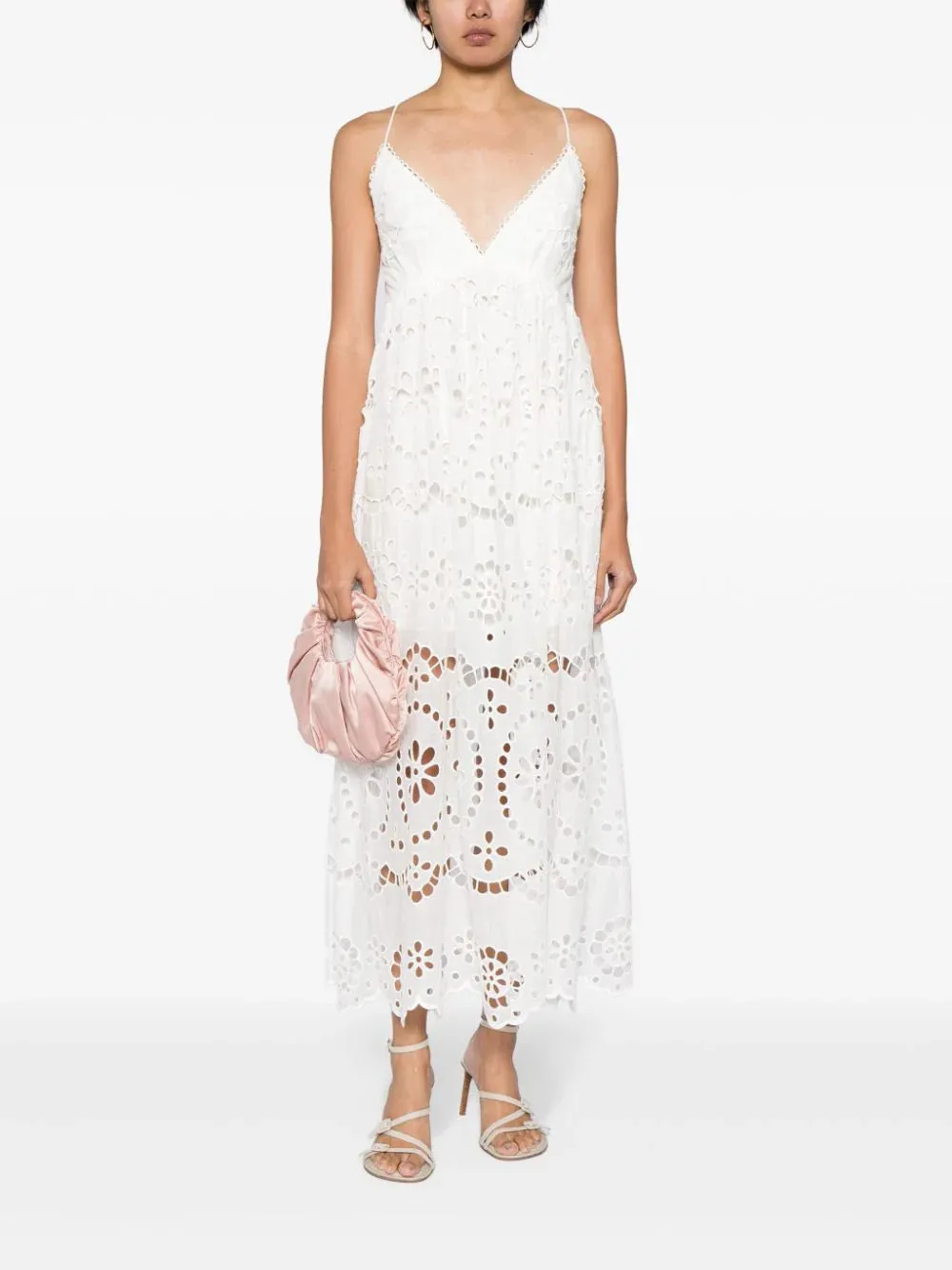 Lexi embroidered slip dress