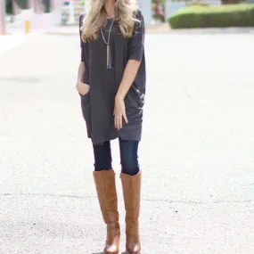Long Length Pocket Tunic | S-XL