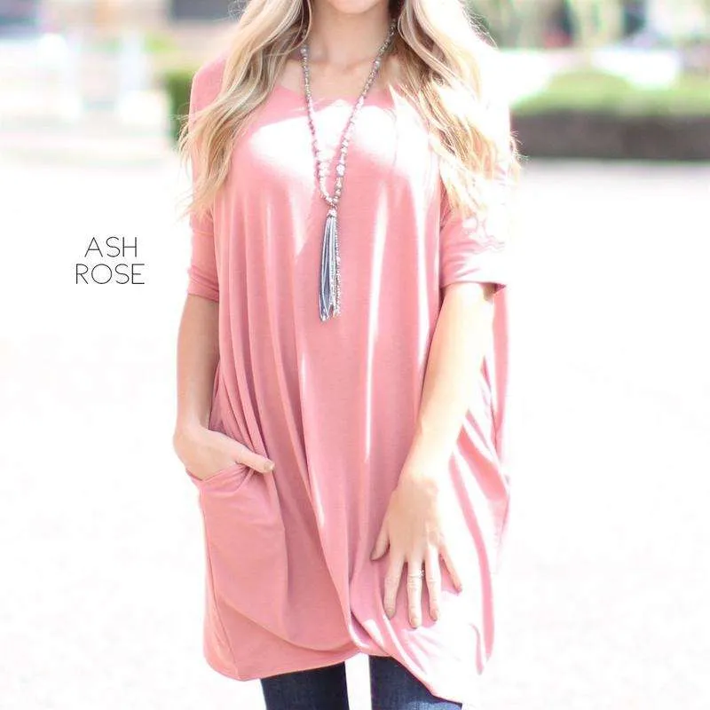 Long Length Pocket Tunic | S-XL