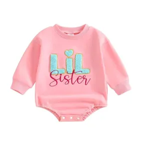 Long Sleeve Lil Sister Baby Bodysuit