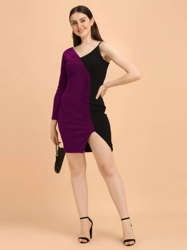 Luxurious Velvet Embellished V-Neck Mini Dress