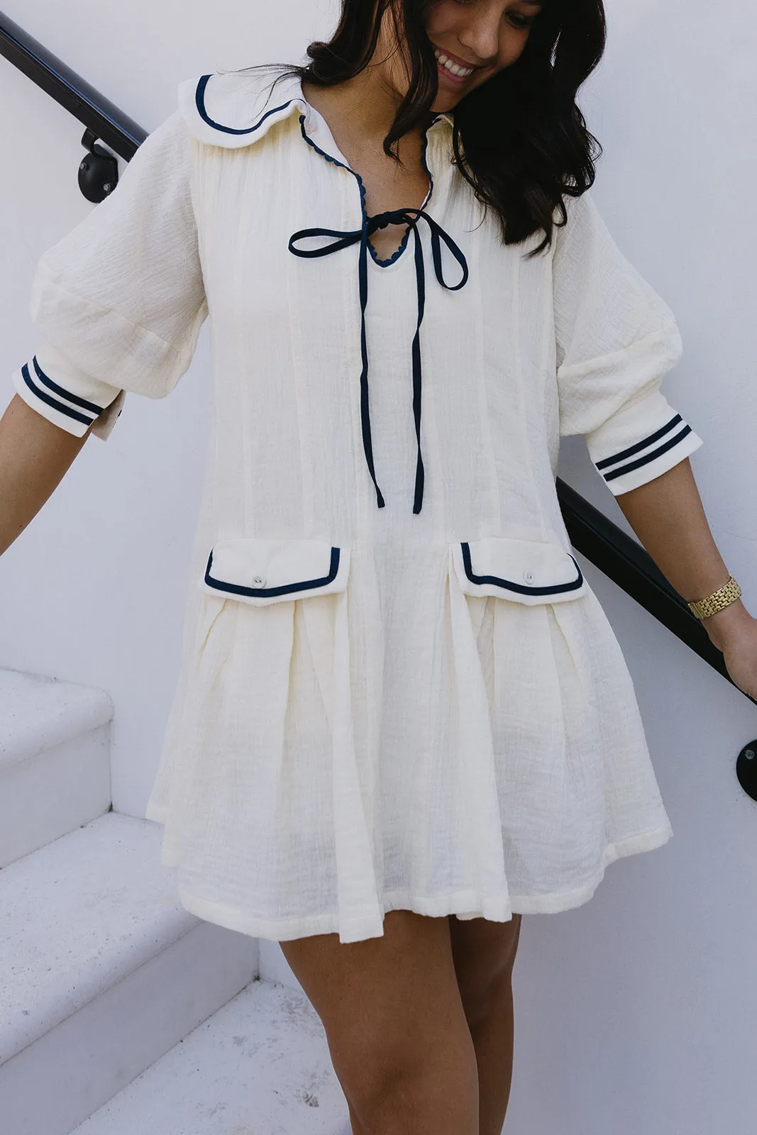Makayla Mini Dress - Natural