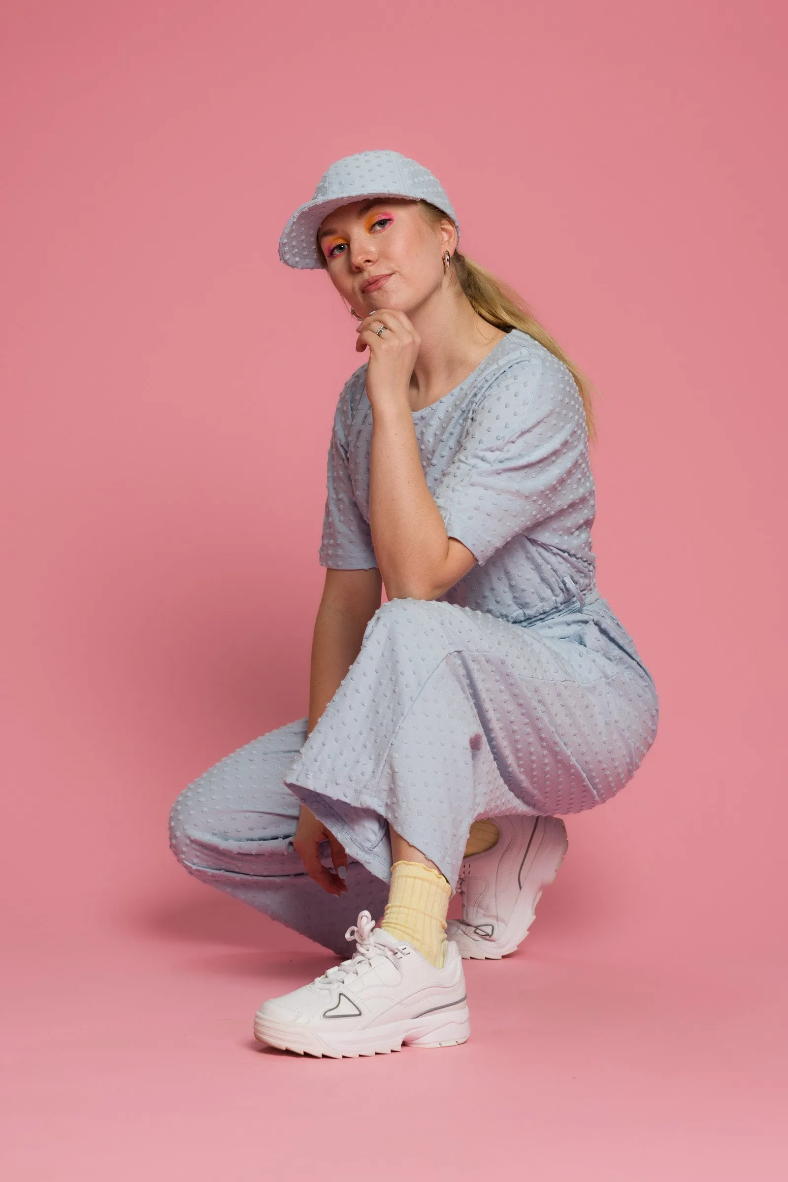 Manuela Jumpsuit Blue Dot