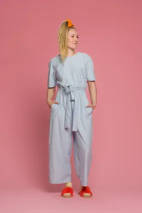 Manuela Jumpsuit Blue Dot