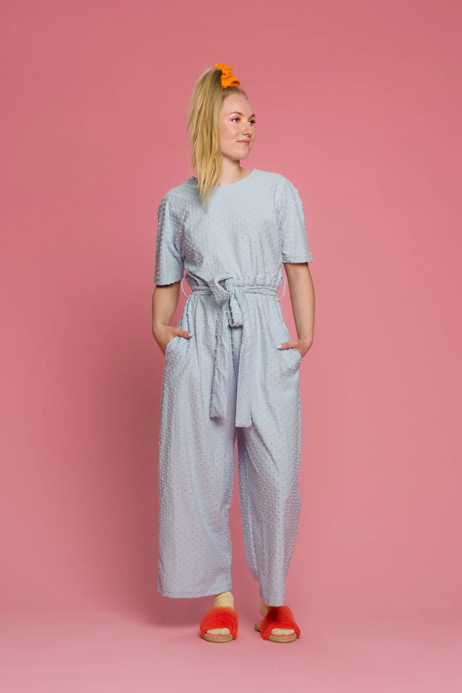 Manuela Jumpsuit Blue Dot