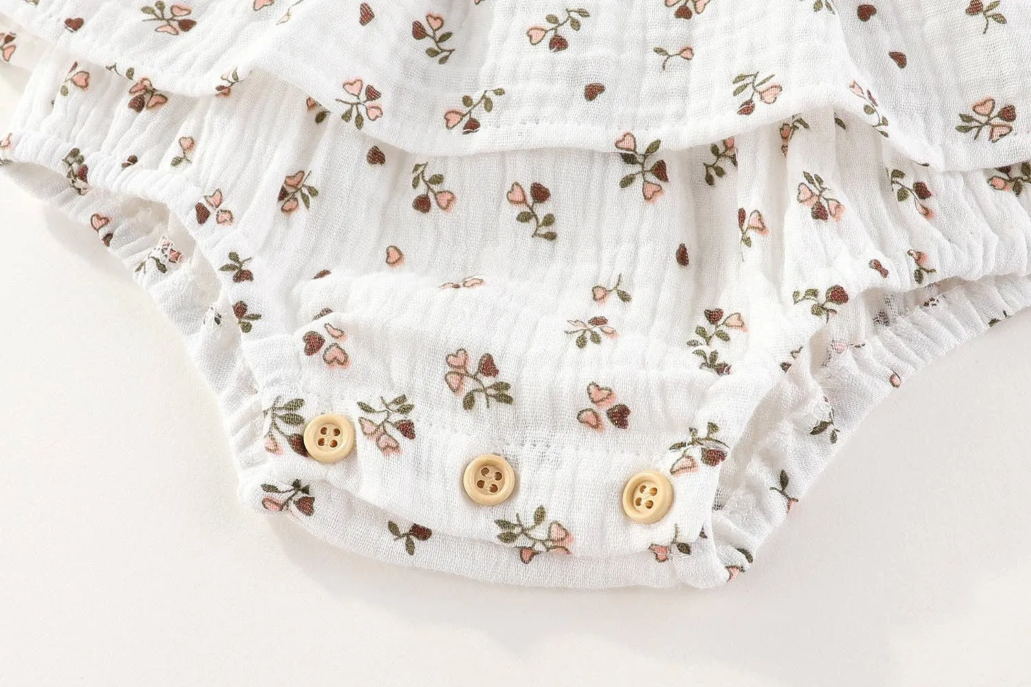 Melika romper with matching hat