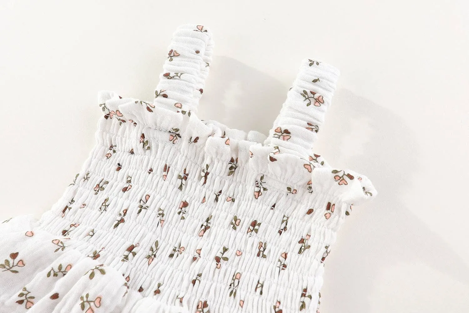 Melika romper with matching hat