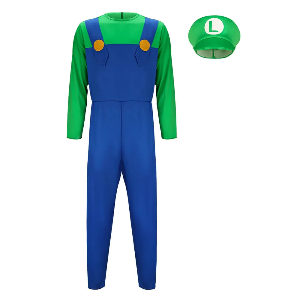 Men's Luigi Costume The Super Mario Bros. Movie