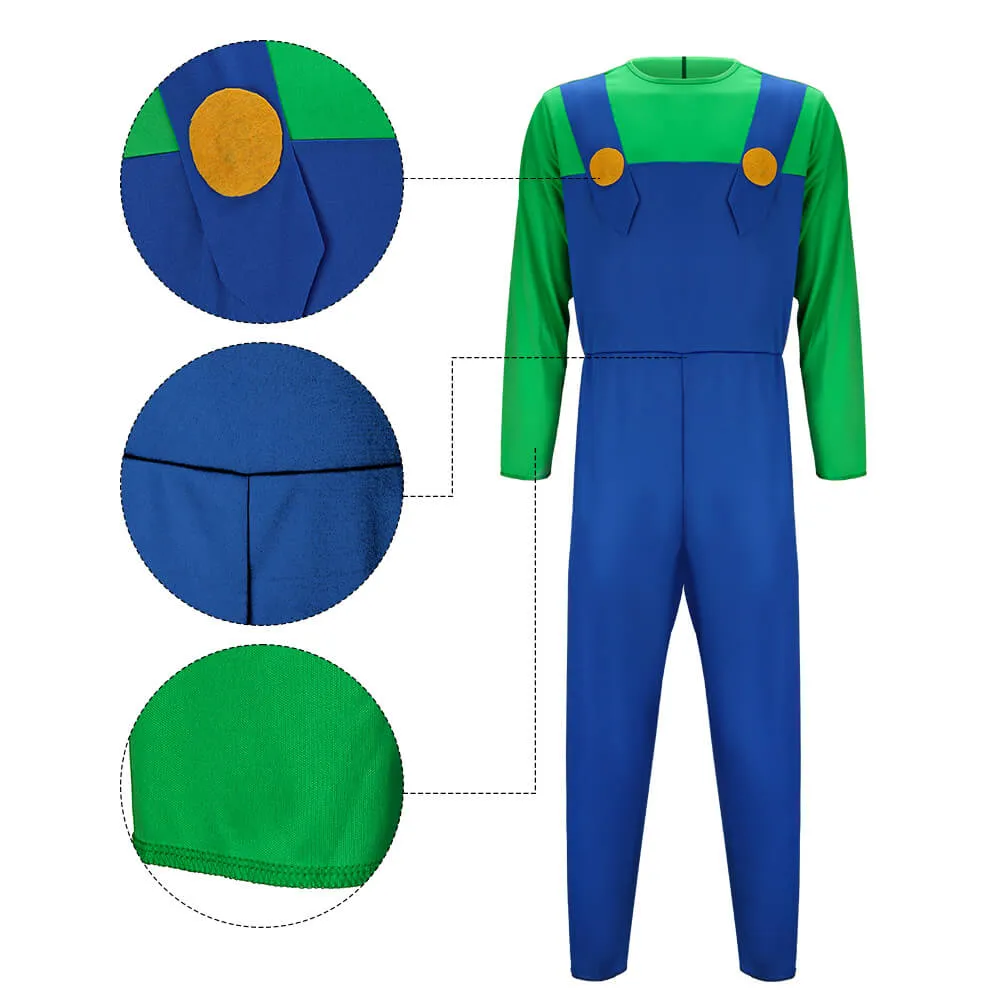 Men's Luigi Costume The Super Mario Bros. Movie