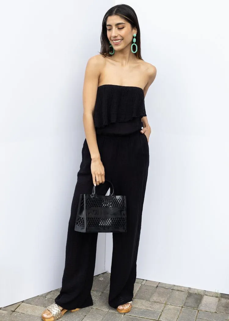 Michael Stars Riya Jumpsuit - Black-***FINAL SALE**