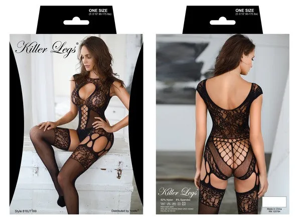 Modern Elegance Sheer Lingerie Bodysuit