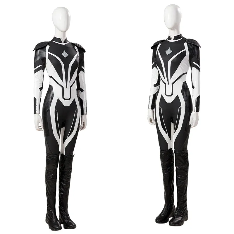 Monica Rambeau Cosplay Costume Superhero Captain Spectrum Halloween Outfit