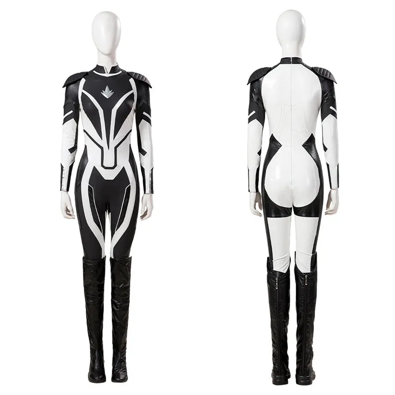 Monica Rambeau Cosplay Costume Superhero Captain Spectrum Halloween Outfit