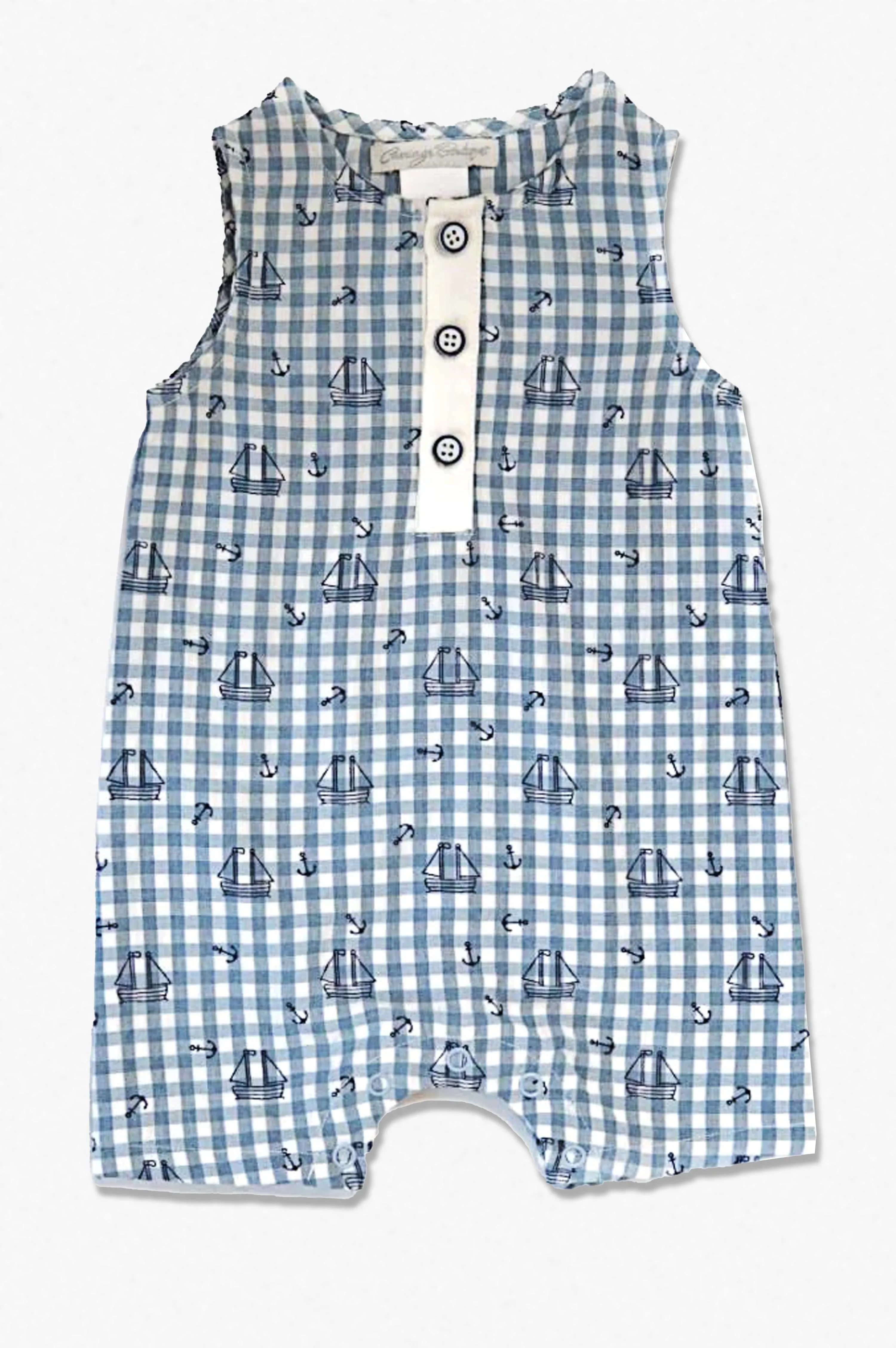 Nautical Boats Baby Boy Romper