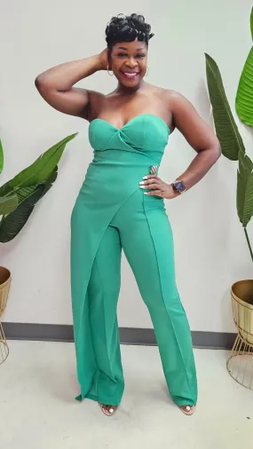 Olivia Overlap Jumpsuit