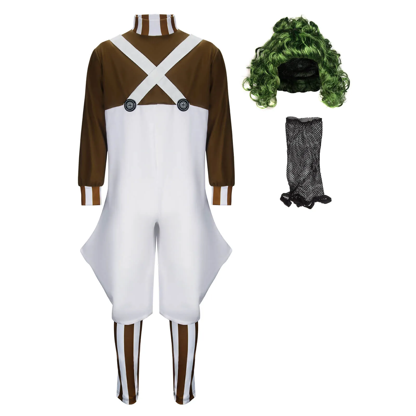 Oompa Loompa Cosplay Costume Wig Charlie and the Chocolate Factory (Ready to Ship)