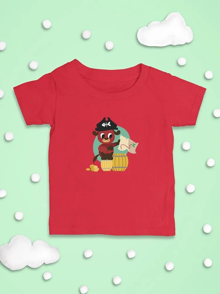 Pirate Dog With A Treasure Map Bodysuit -Image by Shutterstock