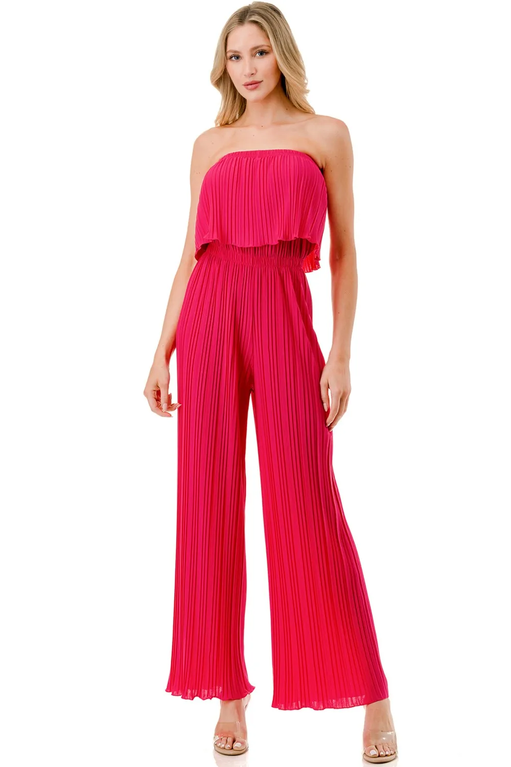 Pleated, Folded Jumpsuit