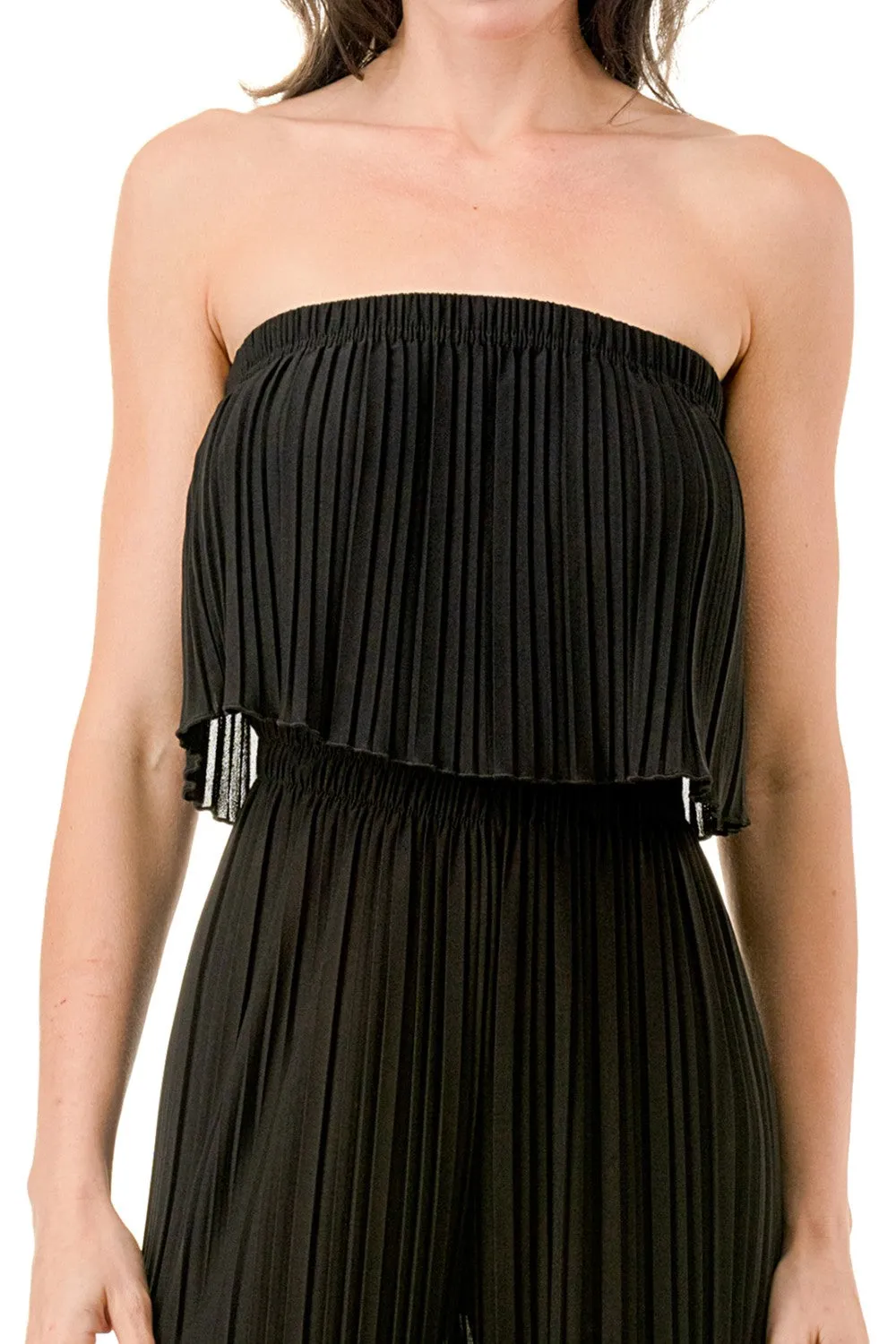 Pleated, Folded Jumpsuit