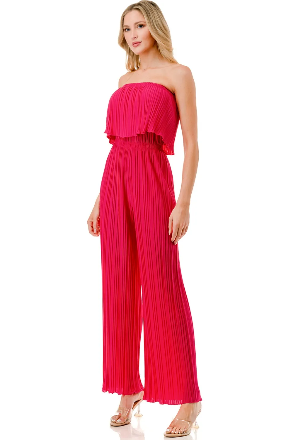 Pleated, Folded Jumpsuit