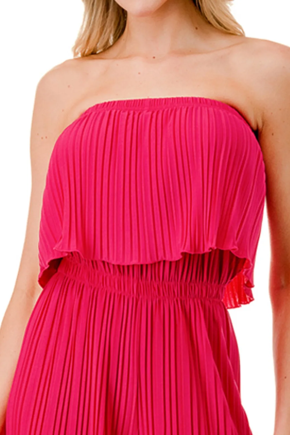 Pleated, Folded Jumpsuit