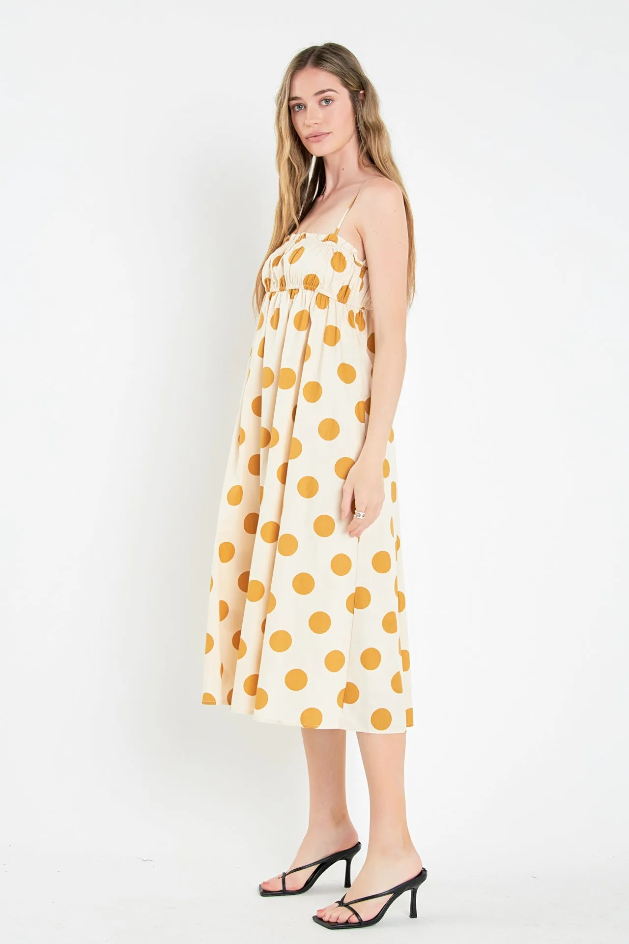 Polka Dot Midi Dress