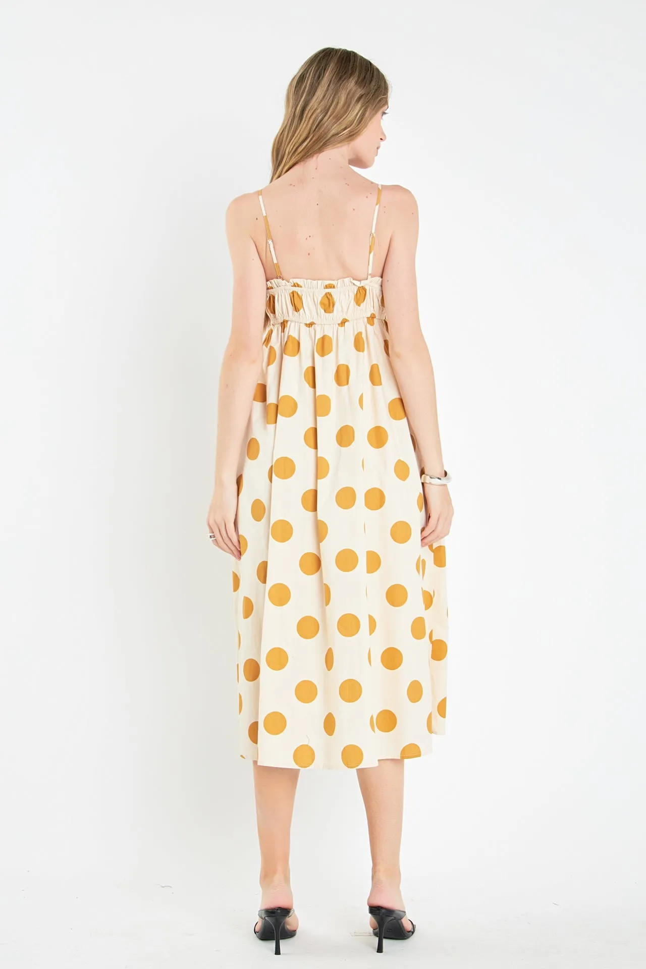 Polka Dot Midi Dress